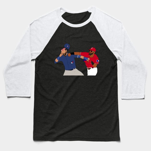 Odor vs Bautista Baseball T-Shirt by SickSticksCo